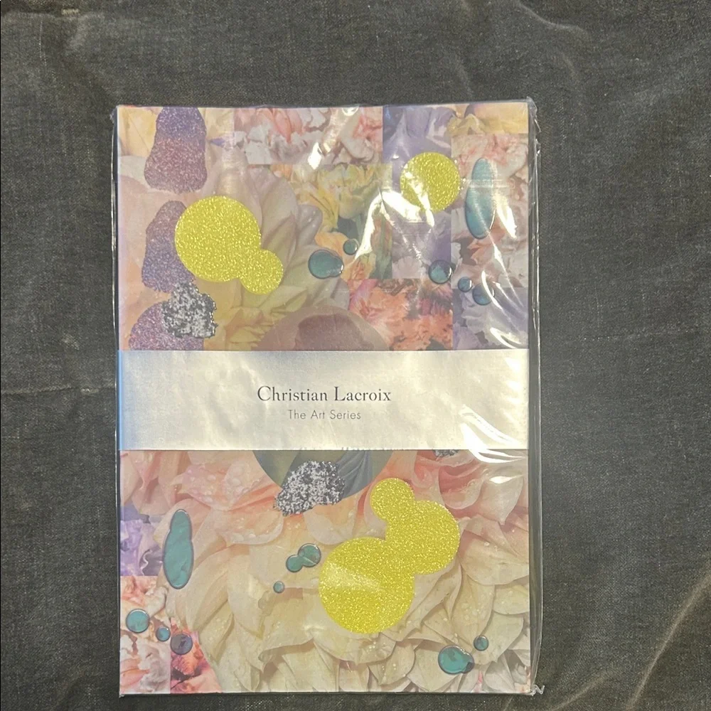Exclusive 2021 Christian Lacroix Floral Journal with Yellow and Purple